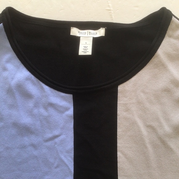 WHITE HOUSE BLACK MARKET SLEEVELESS COLOR BLOCKED SWEATER SIZE SMALL - Picture 5 of 10
